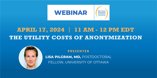 Webinar: The Utility Costs of Anonymization